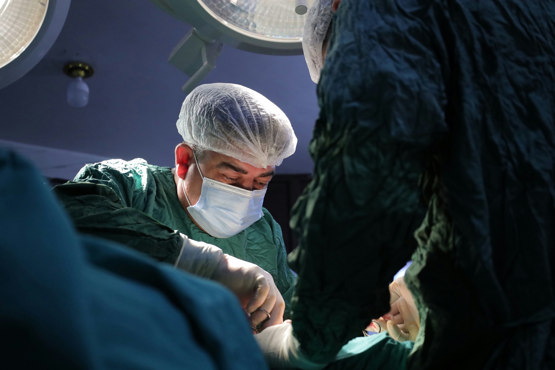 Surgical team operating room workflow
